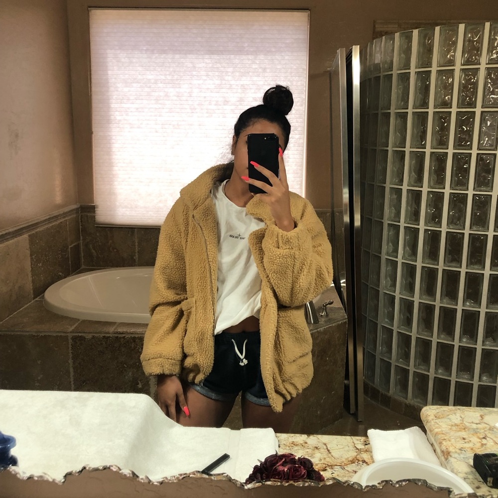 ZAFUL over sized fuzzy jacket